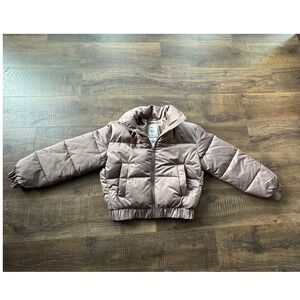 A&F Ultra Collection Puffer Jacket Coat XS Wind Water Resistant Recycled‎